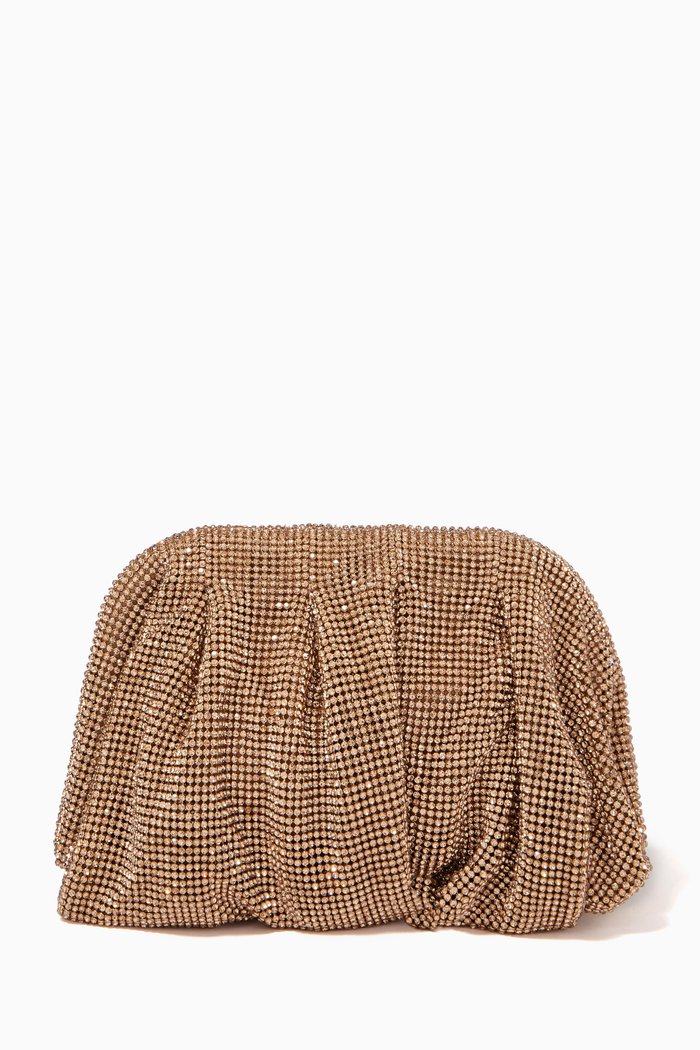 

Venus La Petite Clutch in Crystal Mesh Rhinestones, Metallic