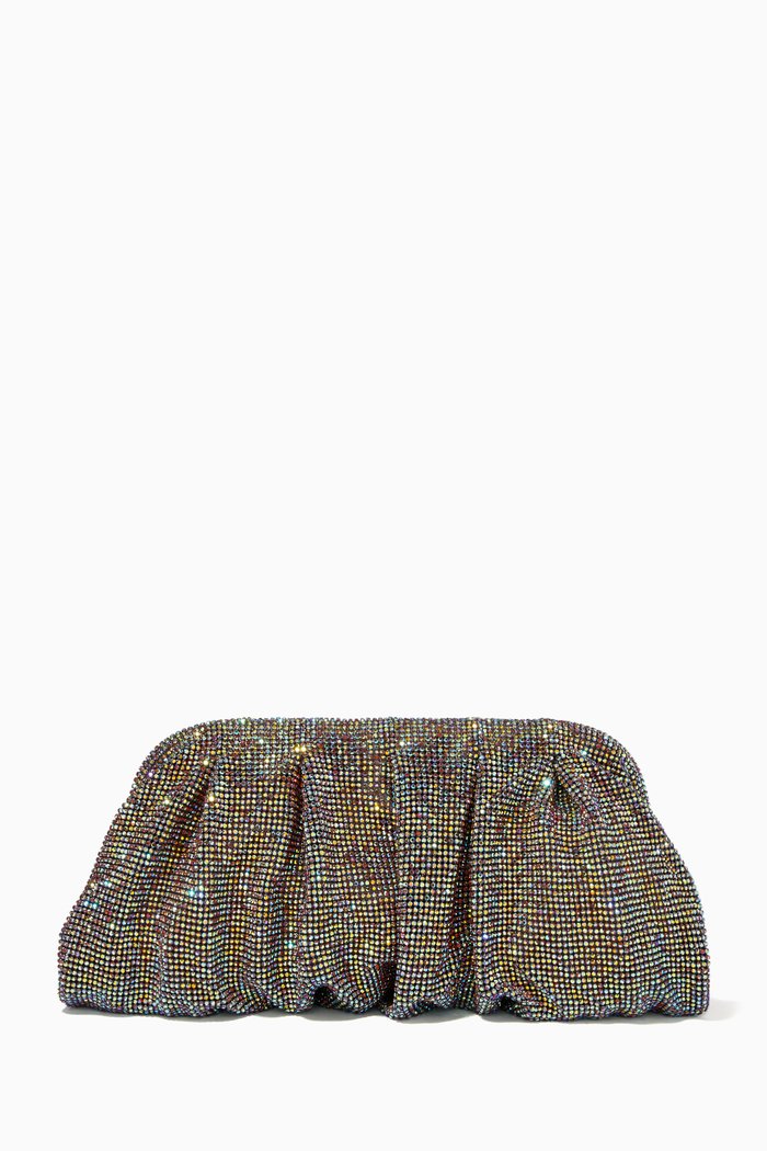 

Venus La Grande Clutch in Crystal Mesh Rhinestones, Silver