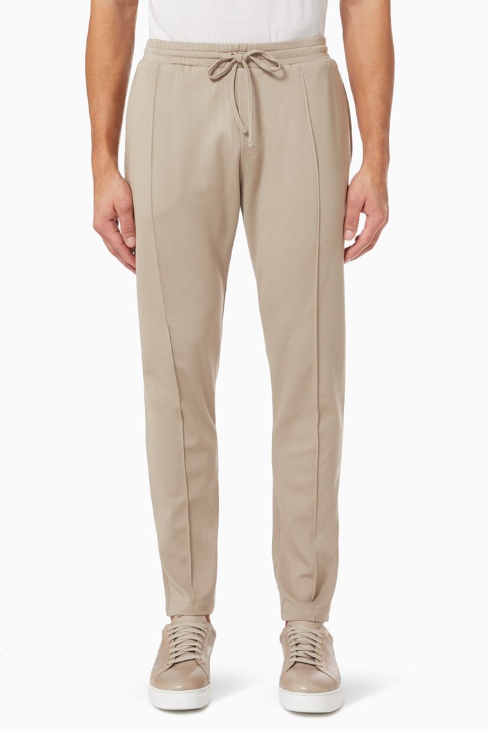 

Belmont Slim Fit Joggers in Double Knit Jersey, Neutral