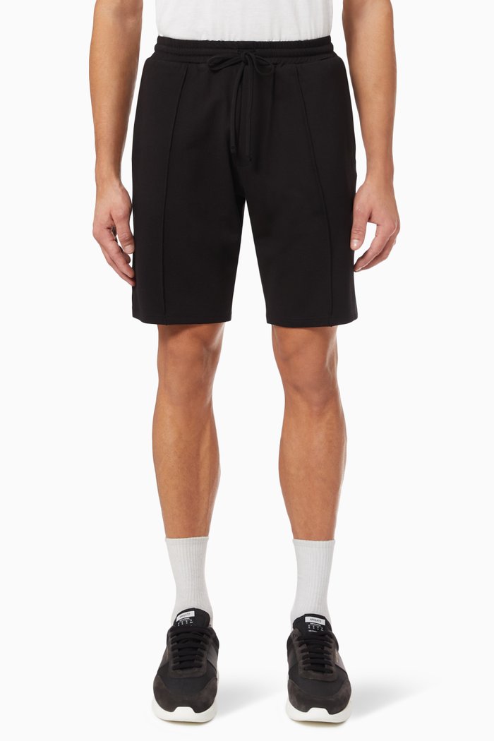 

Belmont Shorts in Double Knit Jersey, Black
