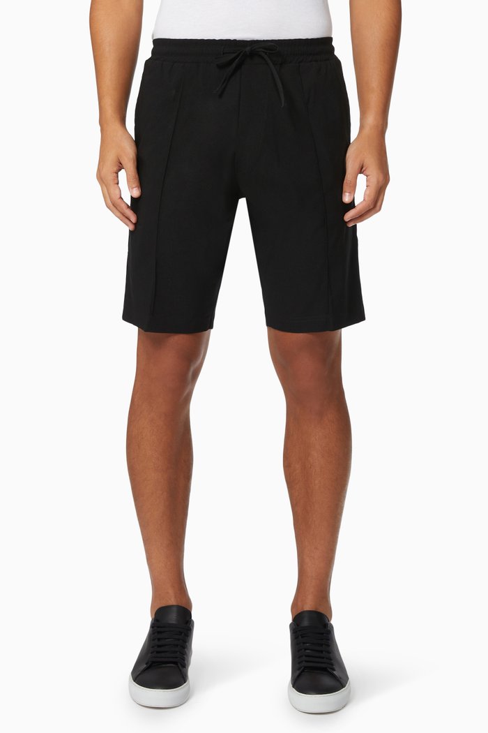 

Salvatore Shorts in Stretch Fabric, Black