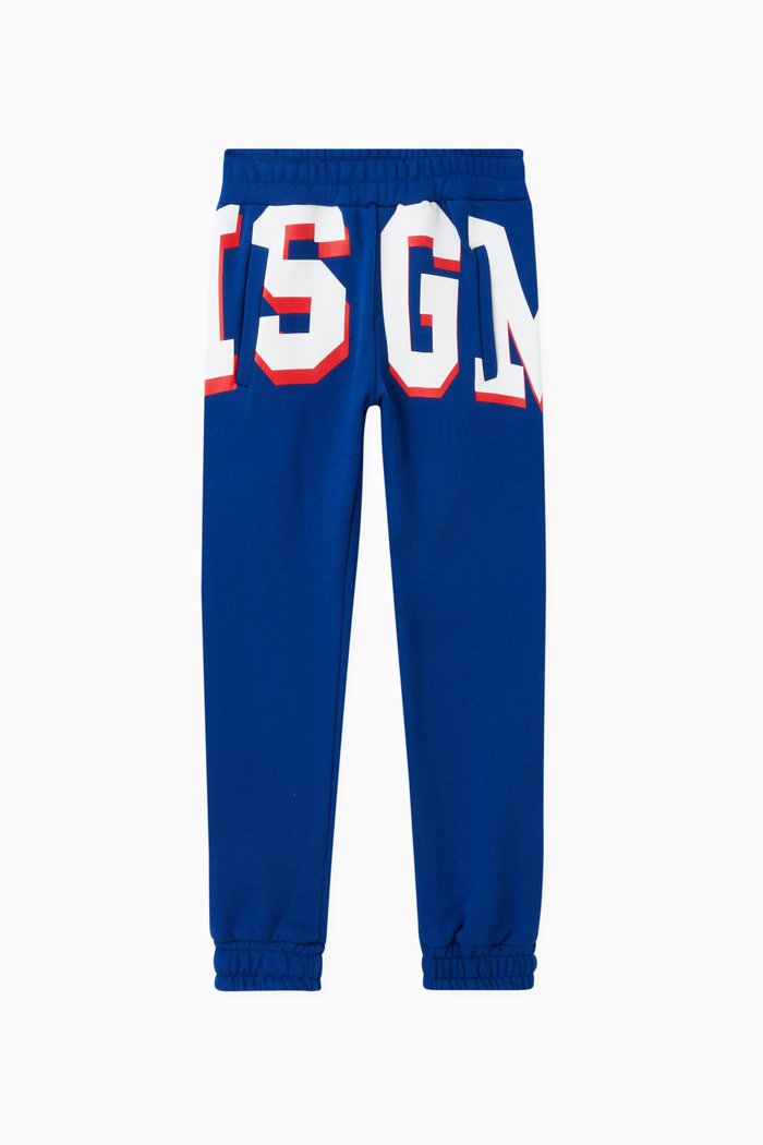 

Big Logo Sweatpants in Cotton, Blue