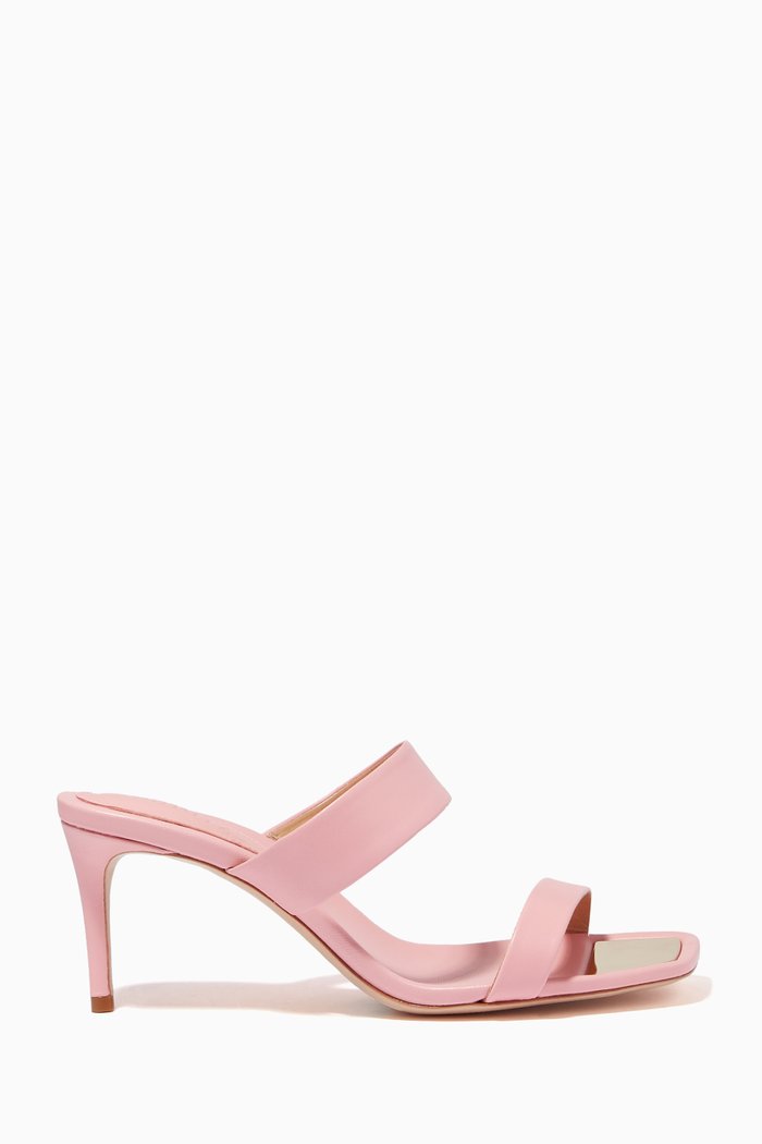 

Aruna Sandals in Leather, Pink