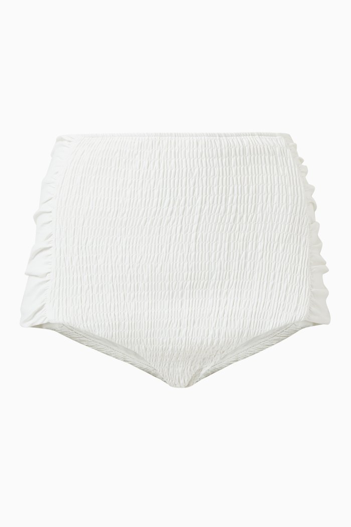 

Henry Shirred Bikini Bottom in Lycra, Neutral