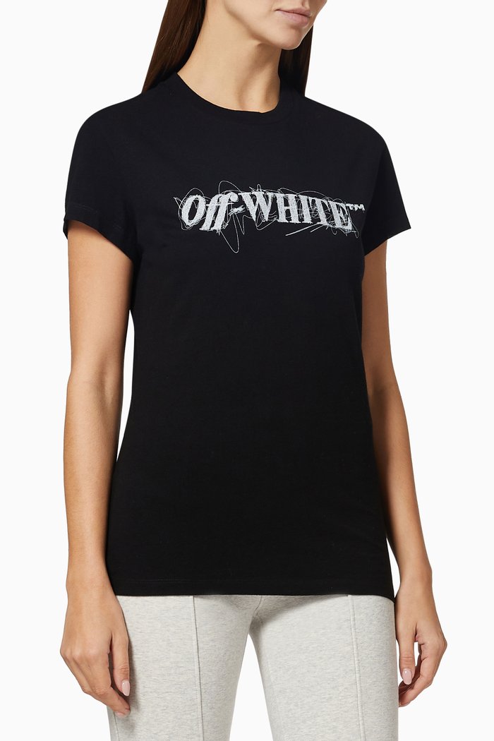 

Pen Logo T-shirt in Cotton Jersey, Black