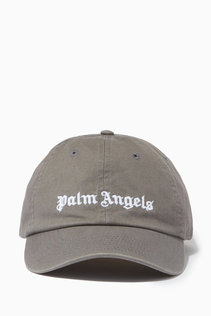 

Logo Cap in Cotton, Grey