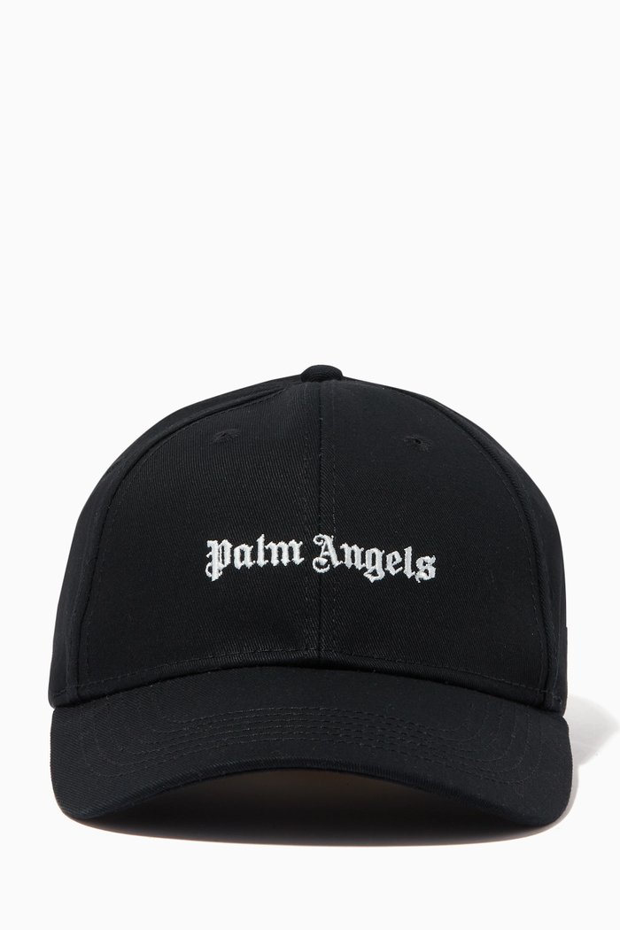 

Logo Cap in Cotton, Black