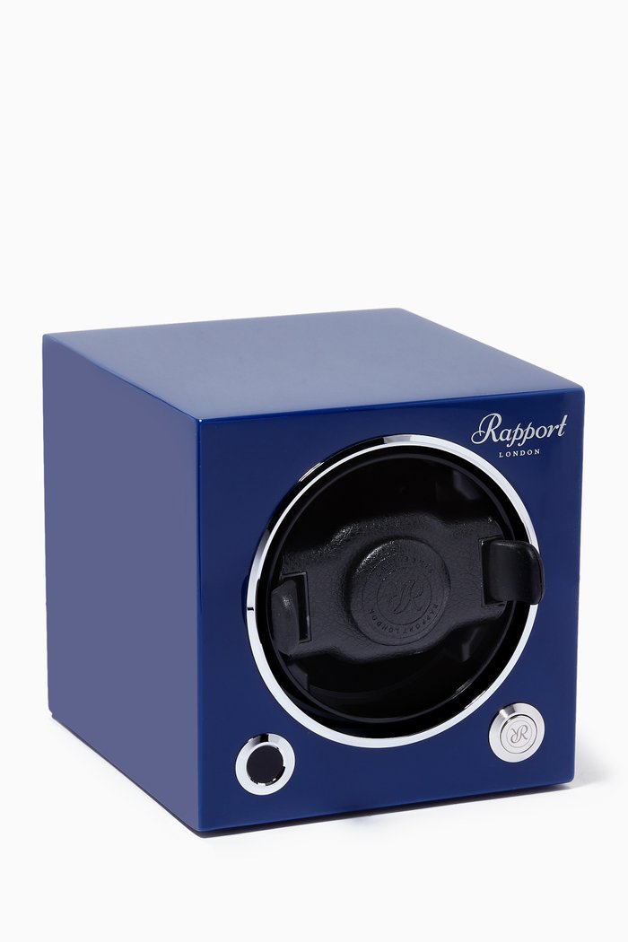 

Evolution Cube MKIII Single Watch Winder, Blue