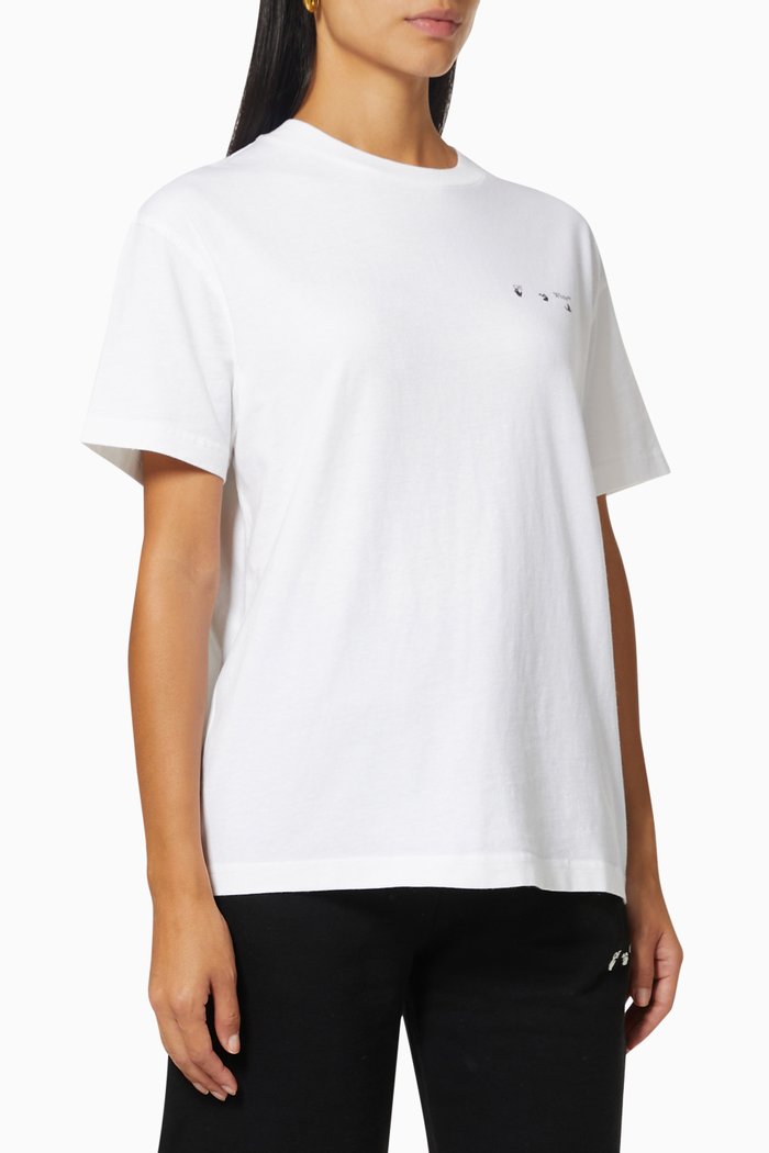 

Palace Arrows T-shirt in Cotton Jersey, White