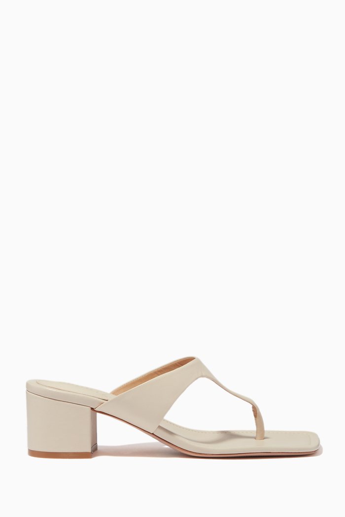 

Darlin Sandals in Smooth Leather, Neutral