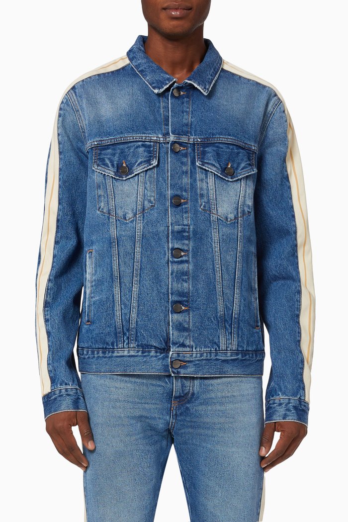 

Track Jacket in Denim, Blue