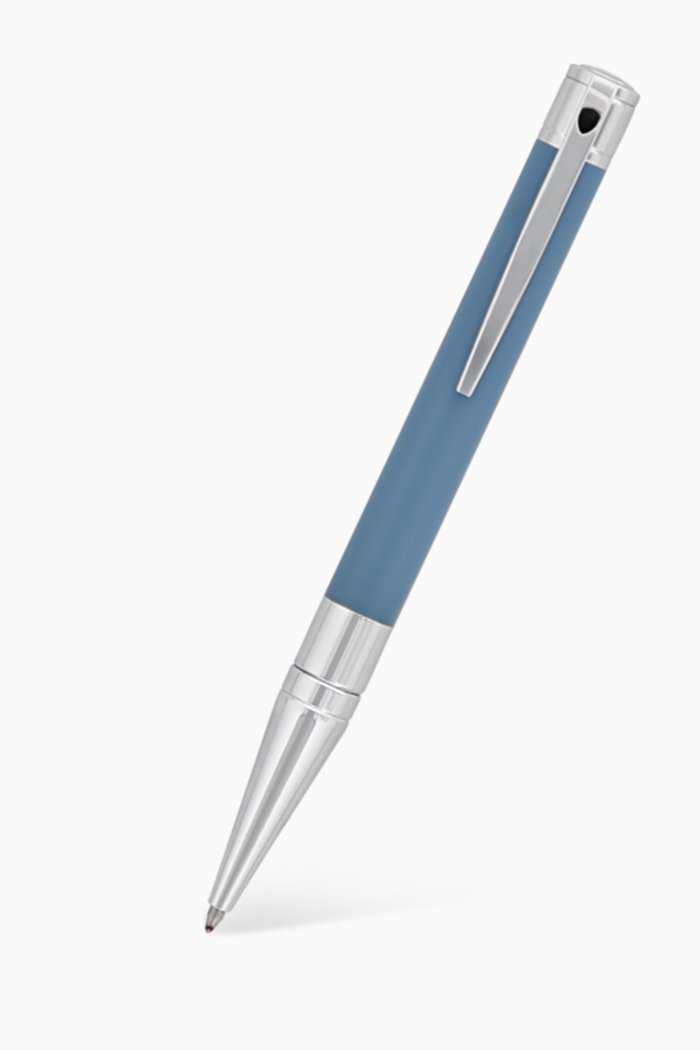 

D-Initial Chrome-Finish Ballpoint Pen, Blue