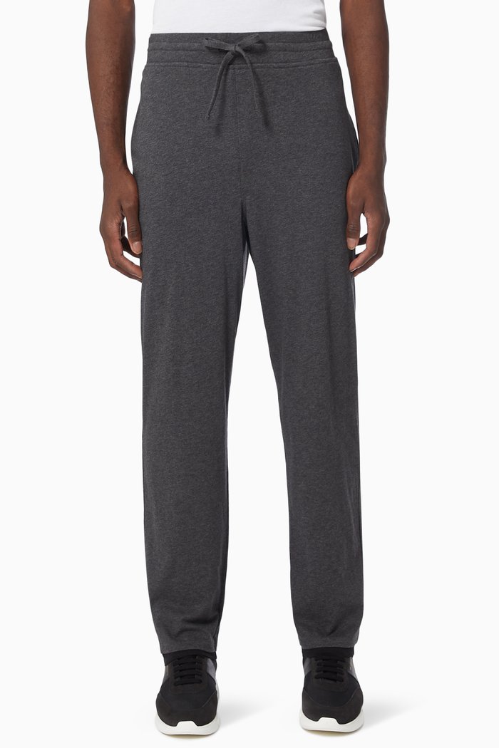 Double Layer Pants in Pima Cotton, Grey