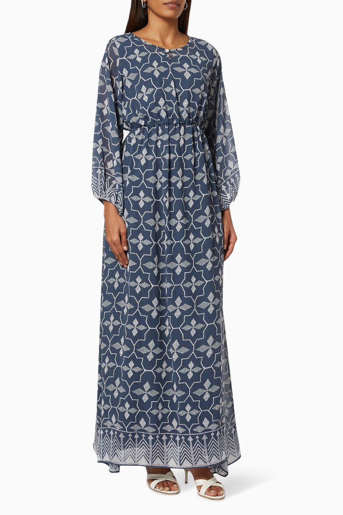 

Khous Dress in Chiffon, Blue