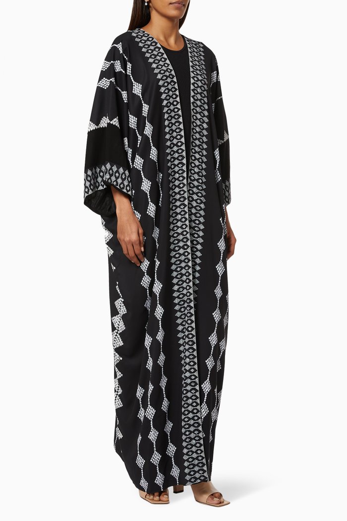 

Khous Abaya in Soft Crepe, Black