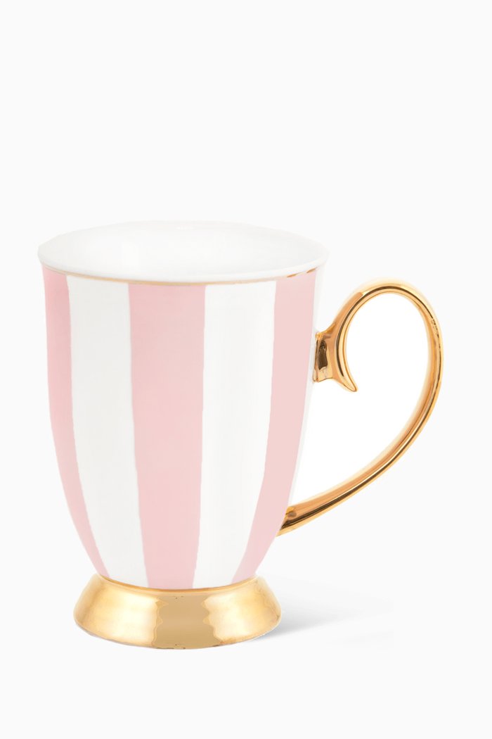 

Striped Mug in Bone china, Neutral