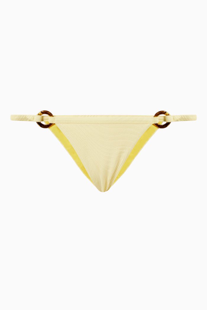 

Buzz Bikini Bottoms in Textured Lycra, Neutral