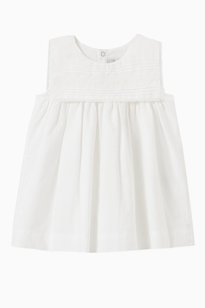 

Formal Dress in Cotton Poplin, White