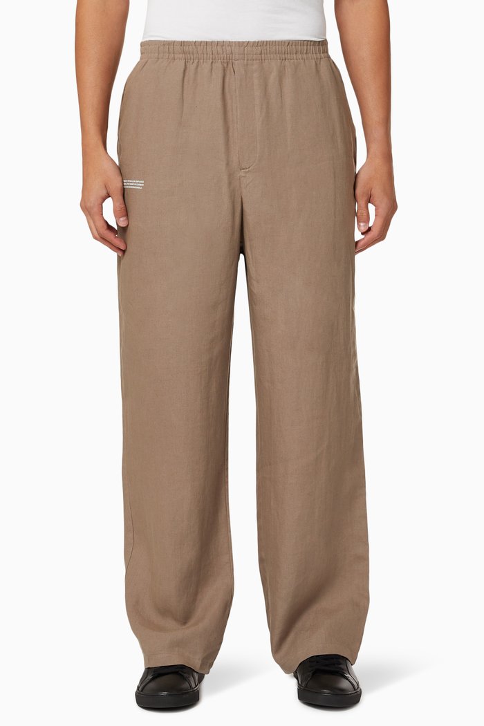 

Lightweight Aloe Linen Wide Leg Pants, Neutral