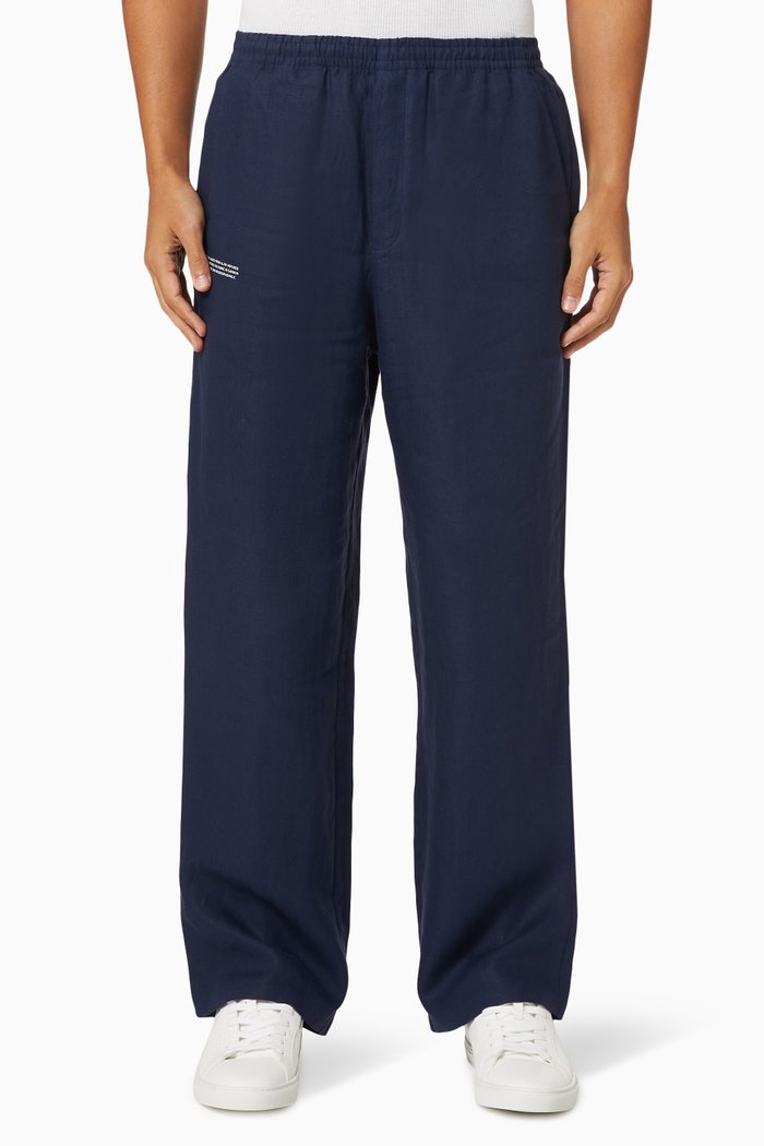 

Lightweight Aloe Linen Wide Leg Pants, Blue