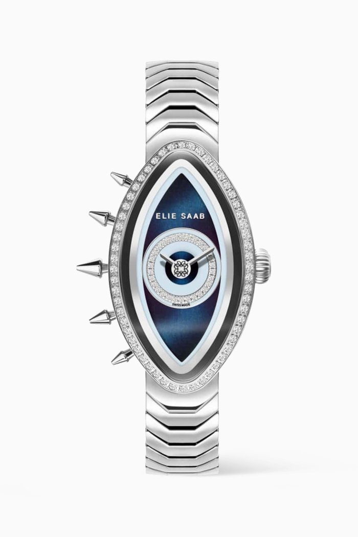 

Eayan Watch with Diamonds, 23 x 40mm, Silver