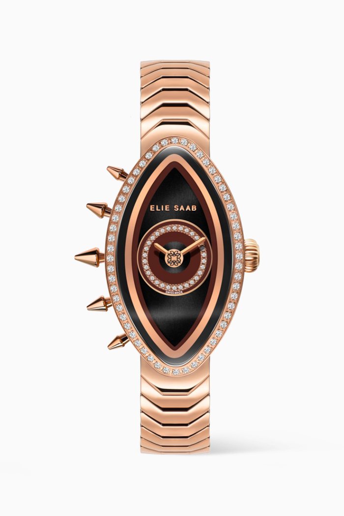 

Eayan Watch with Diamonds, 23 x 40mm, Rose gold