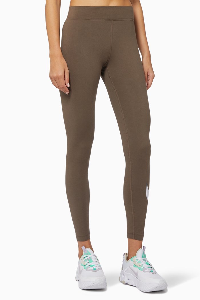 

Sportswear Essential Mid-Rise Swoosh Leggings, Grey