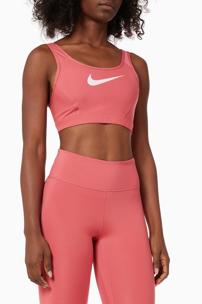 

Dri-FIT Swoosh Femme Sports Bra in Recycled Polyester, Pink