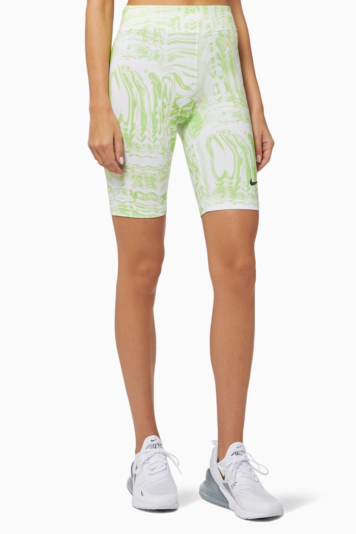 

Sportswear Essentials Print Shorts in Cotton, Green