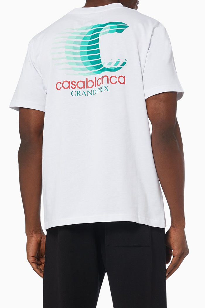 

Grand Prix T-shirt in Cotton Jersey, White