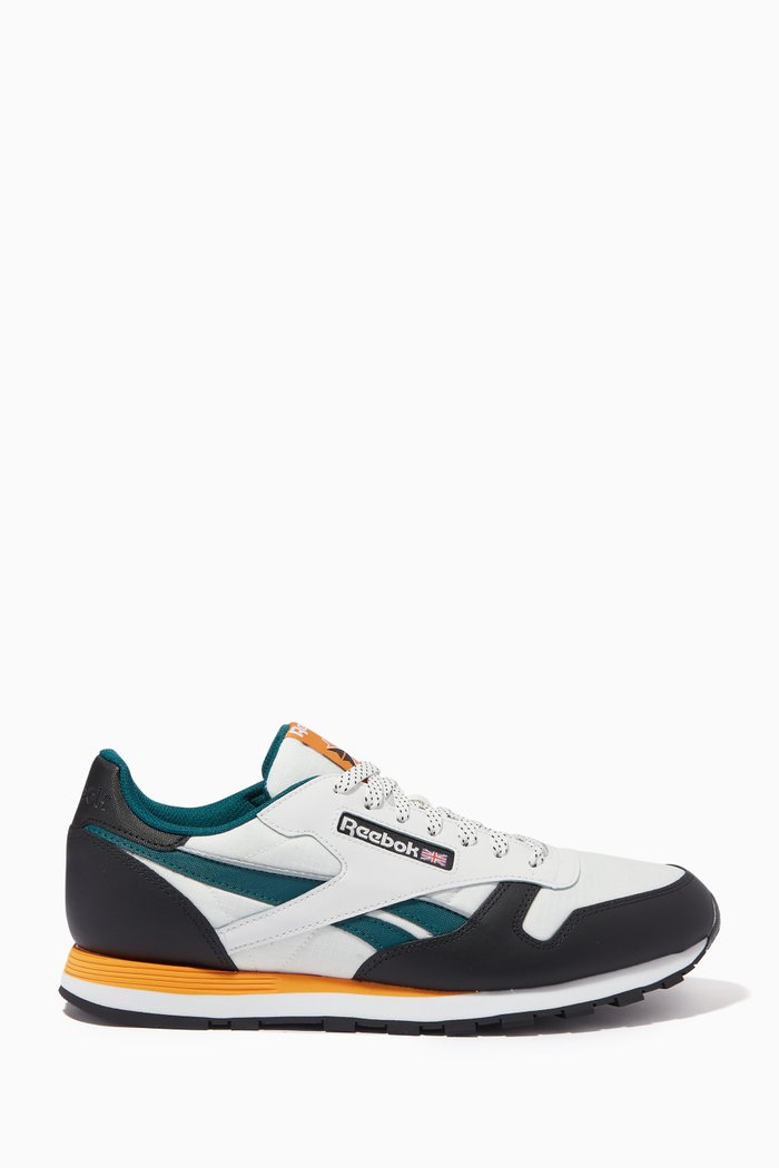 

Classic Sneakers in Ripstop & Leather, Multicolour