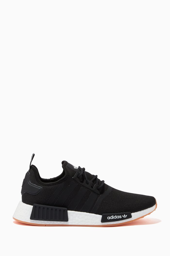 

NMD_R1 Primeblue Sneakers in Recycled Knit, Black
