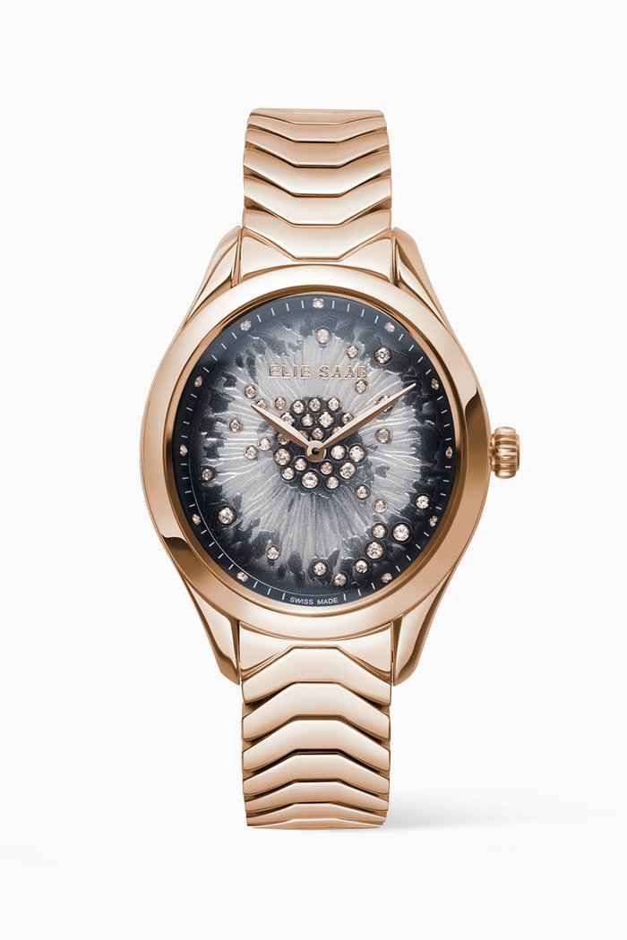 

Mystère D'Elie Watch with Diamonds, 32mm, Rose gold