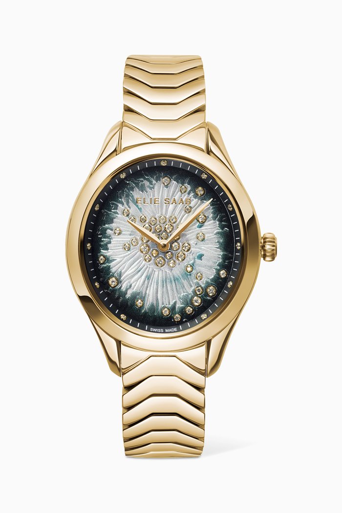 

Mystère D'Elie Watch with Diamonds, 32mm, Gold