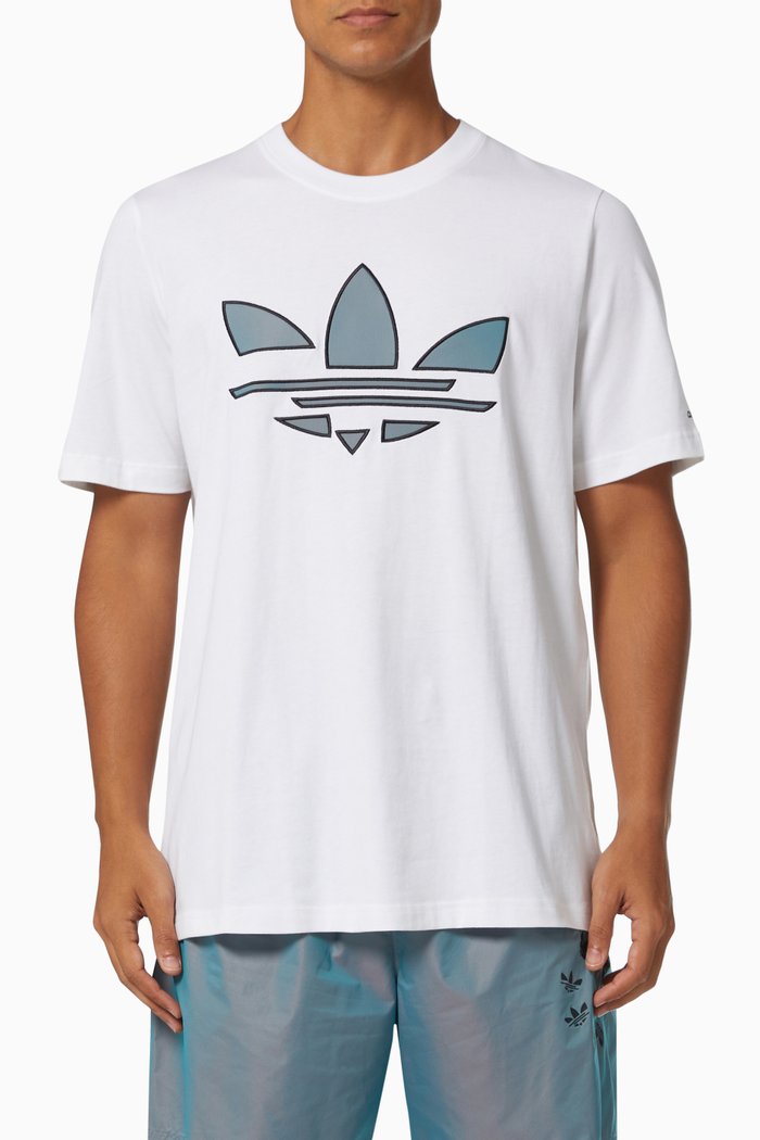 

Adicolor Shattered Trefoil T-shirt in Jersey, White