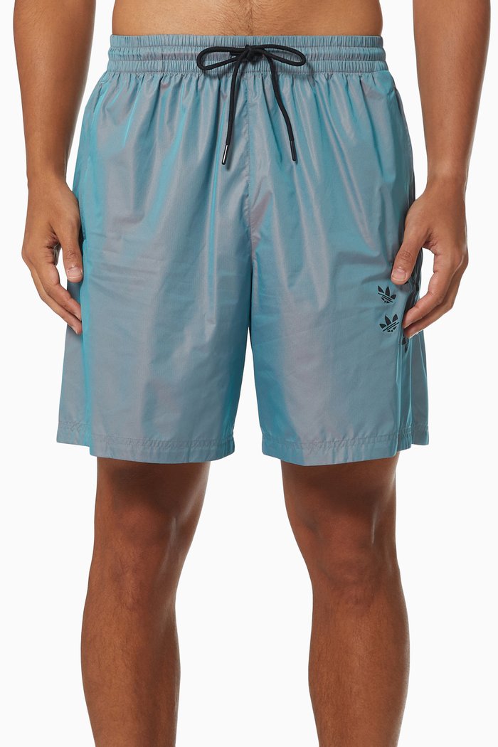 

Adicolor Shattered Trefoil Shorts in Primegreen, Grey