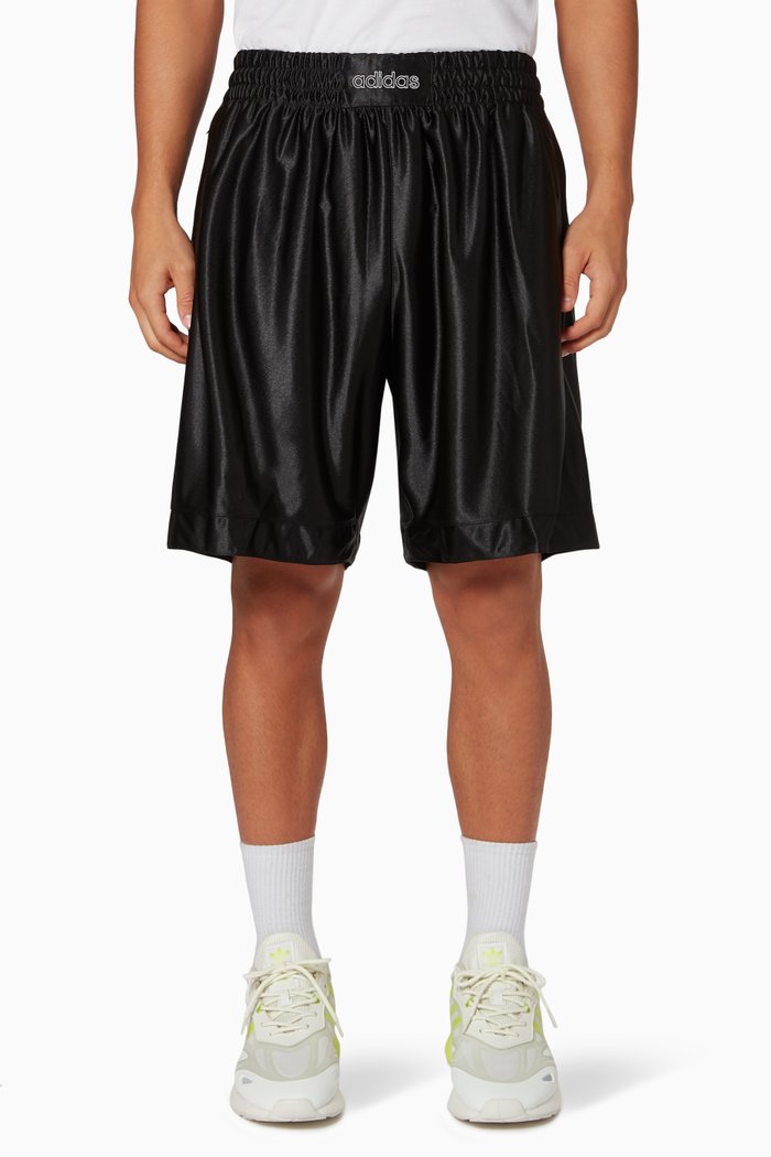 SPRT Logo Shorts in Tricot, Black