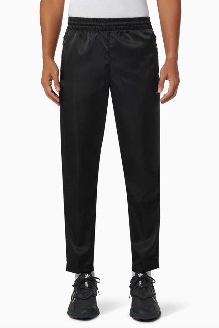 

SPRT Track Pants in Satin, Black