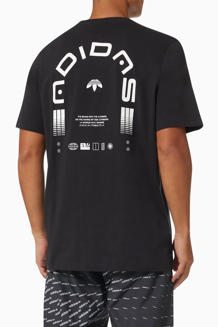 

Graphics Symbol T-shirt in Single Jersey, Black