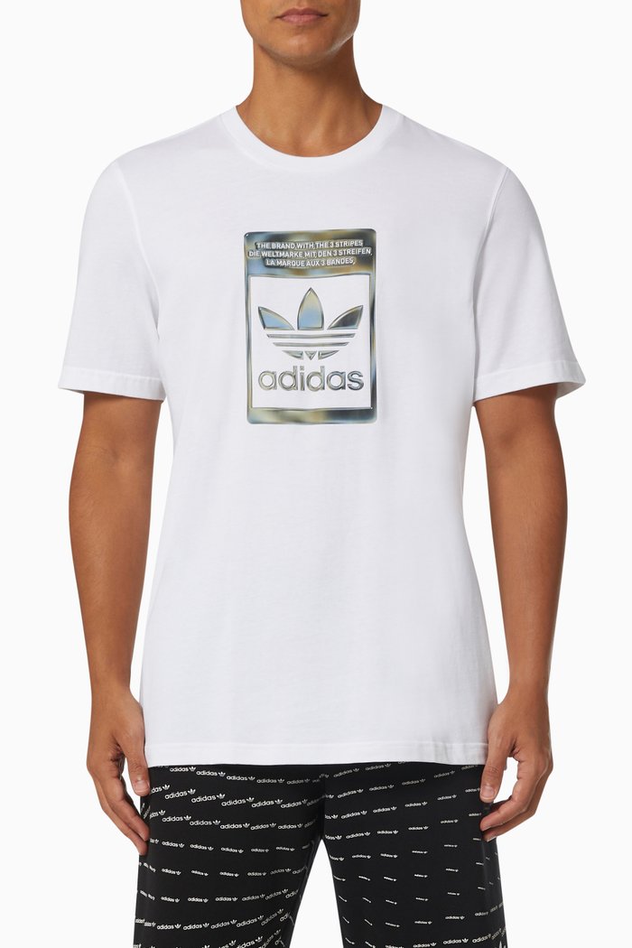 

Camo Pack T-shirt in Single Jersey, White