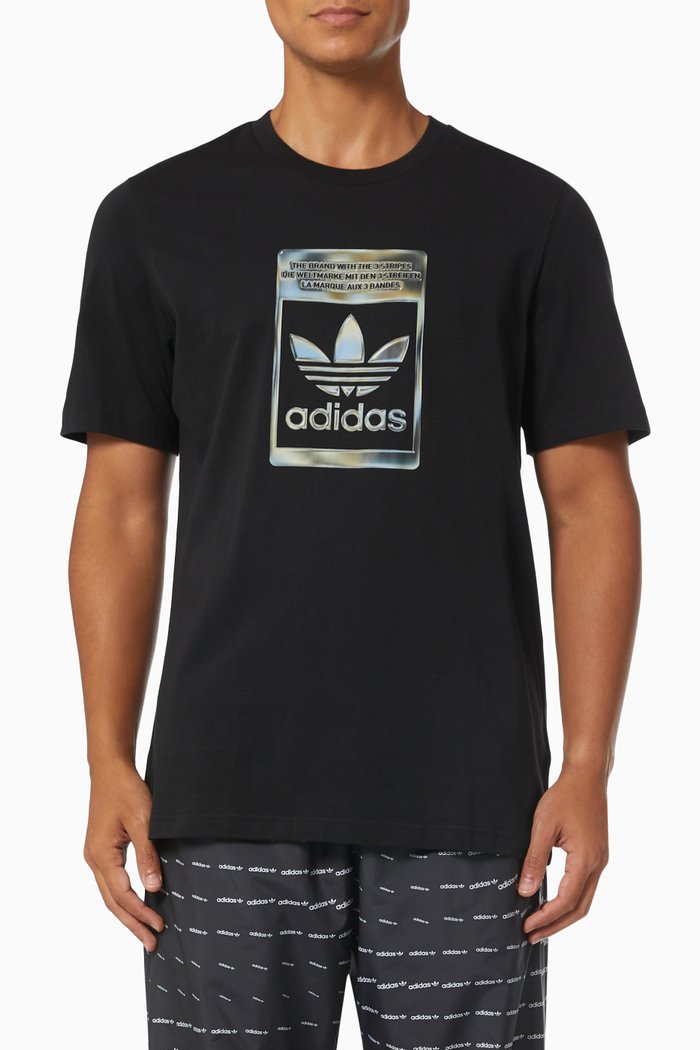 

Camo Pack T-shirt in Single Jersey, Black