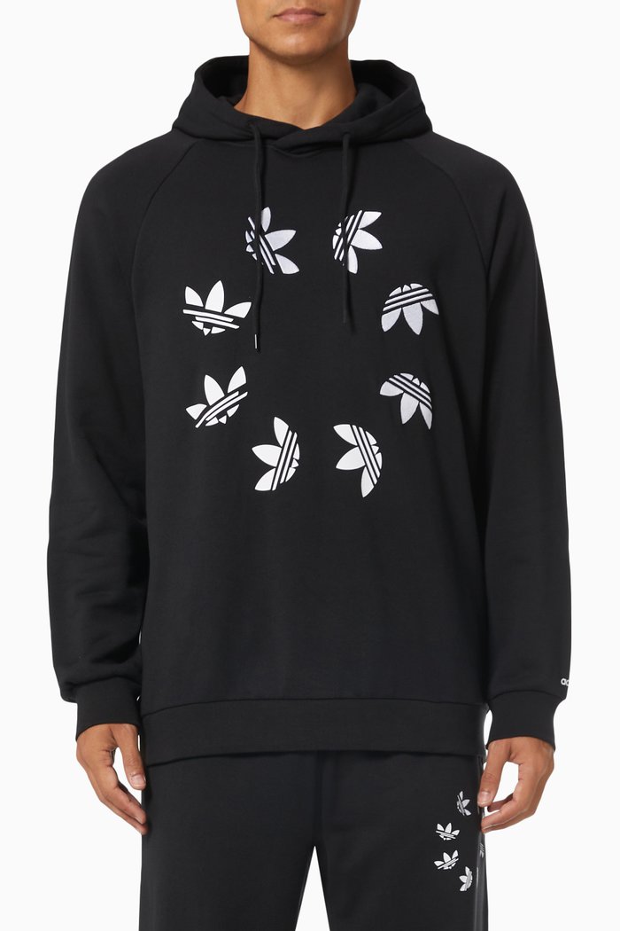 

Adicolor Shattered Trefoil Hoodie in French Terry, Black