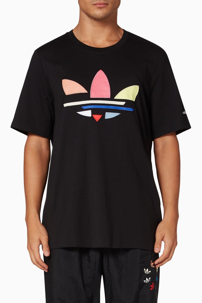 

Adicolor Shattered Trefoil T-shirt in Jersey, Black