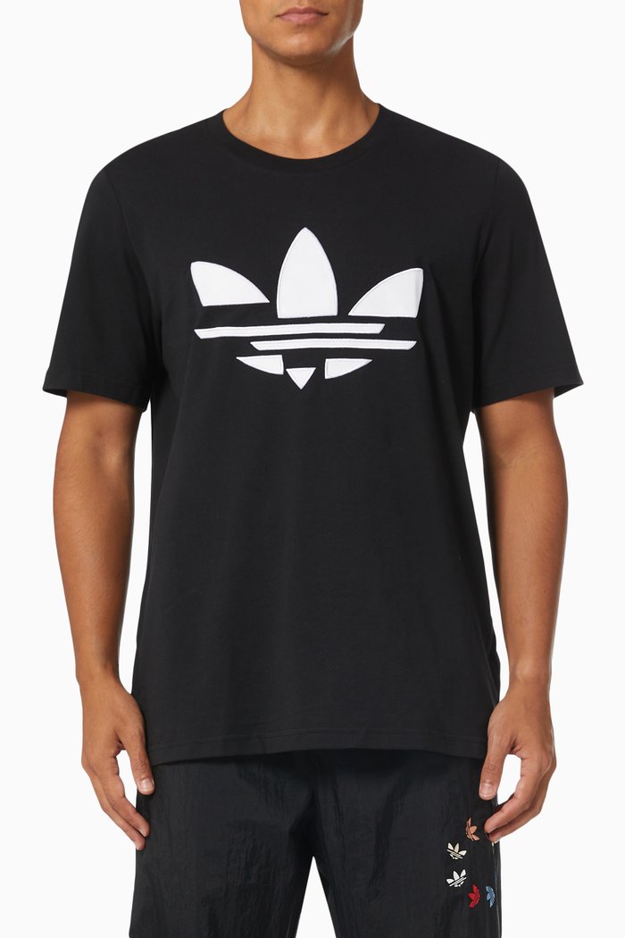 

Adicolor Shattered Trefoil T-shirt in Jersey, Black
