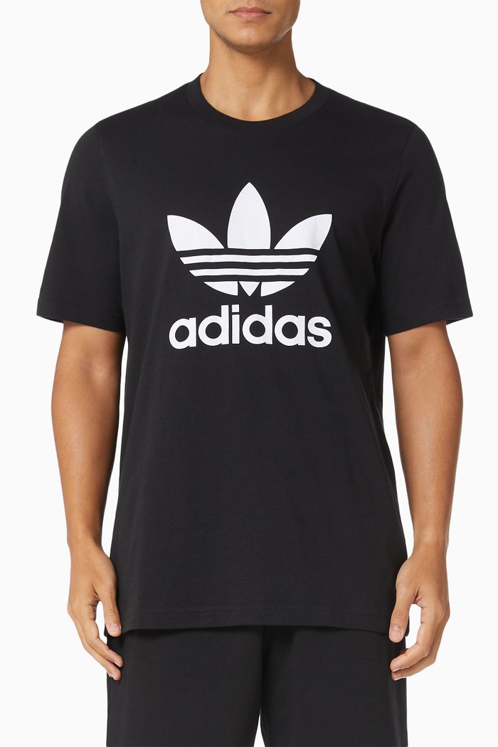 

Adicolor Classics Trefoil T-shirt in Single Jersey, Black