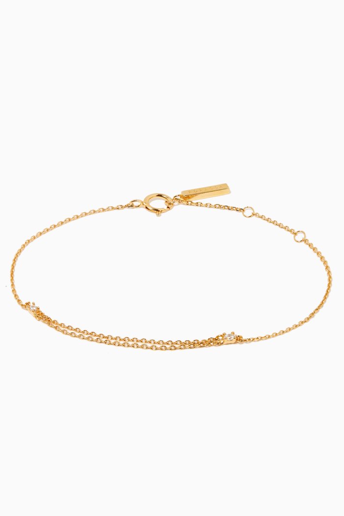 

Aisha Nia Bracelet in 18kt Gold-plated Sterling Silver