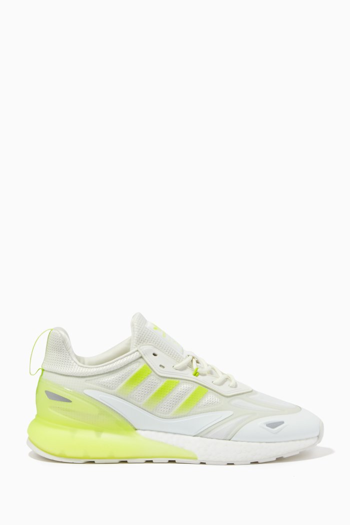 

ZX 2K Boost 2.0 Sneakers in TPU, Neoprene & Mesh, White