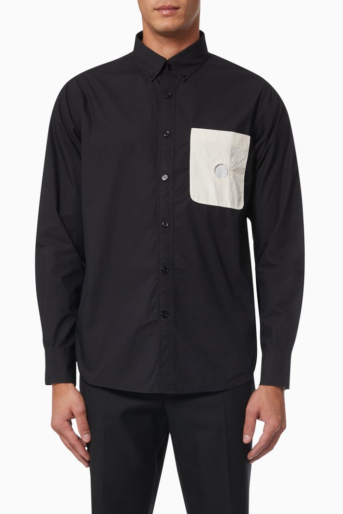 

Uniform Shirt in Cotton, Black