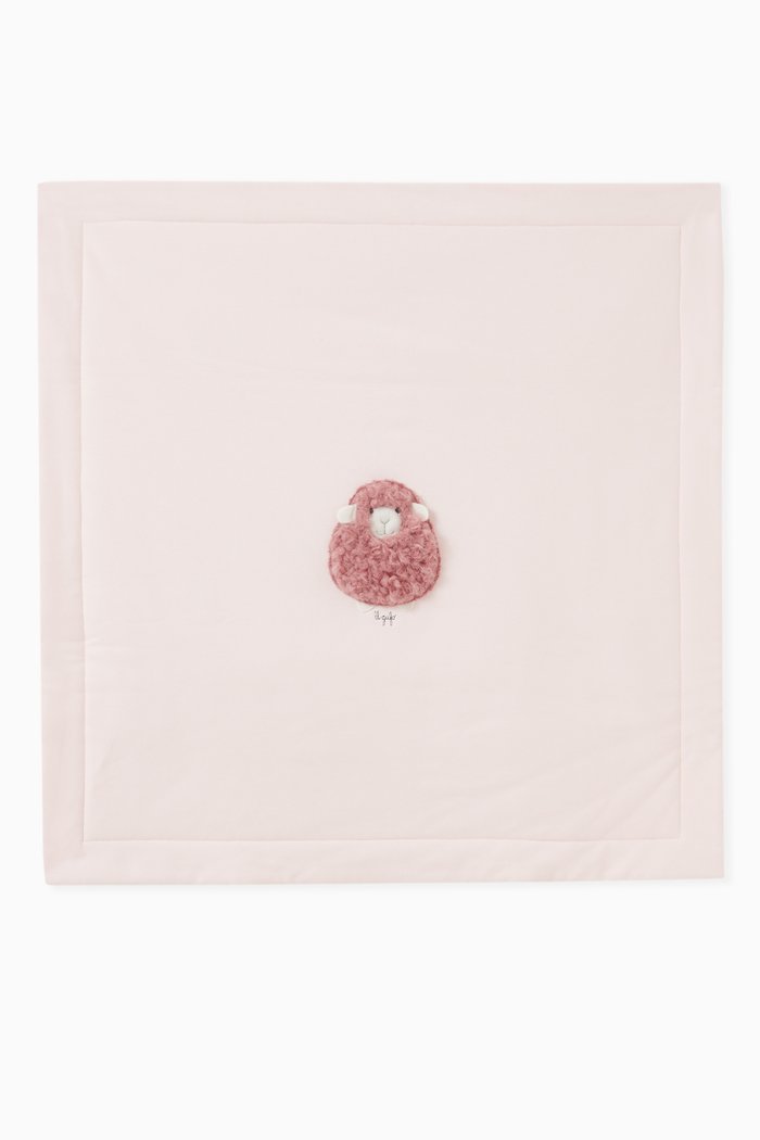 

Sheep Blanket in Fleece, Pink