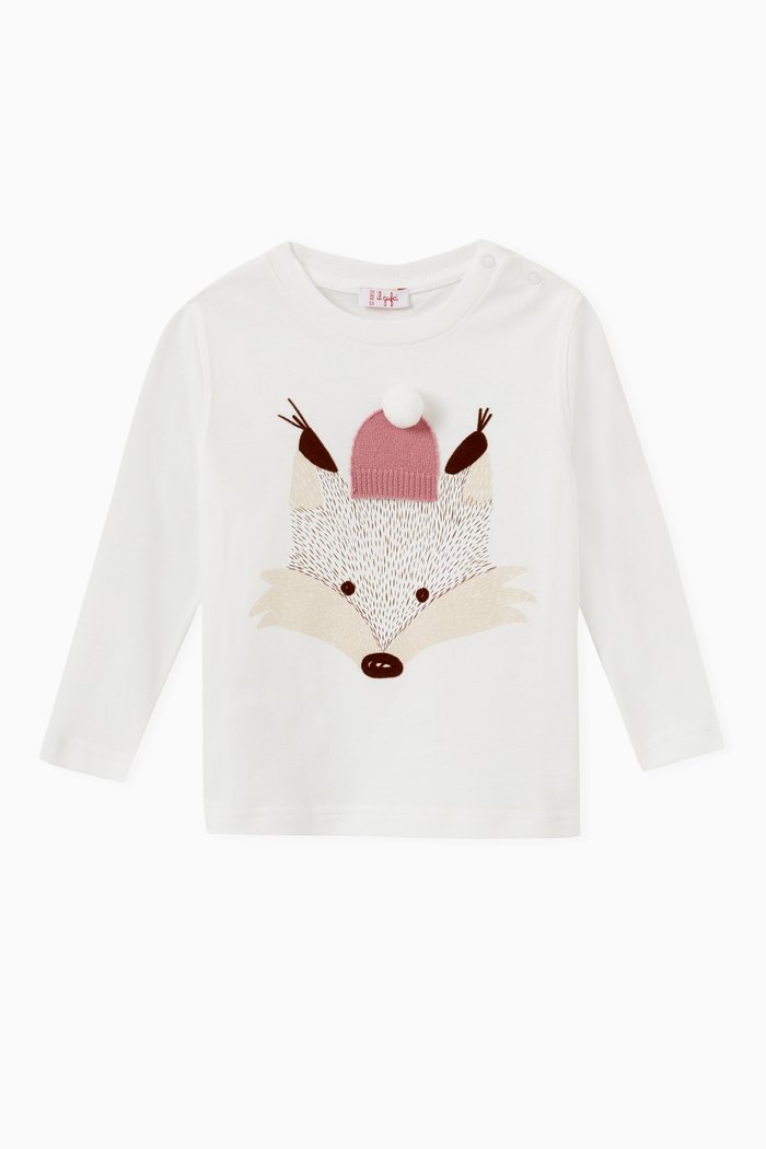 

Fox T-shirt in Jersey, Pink